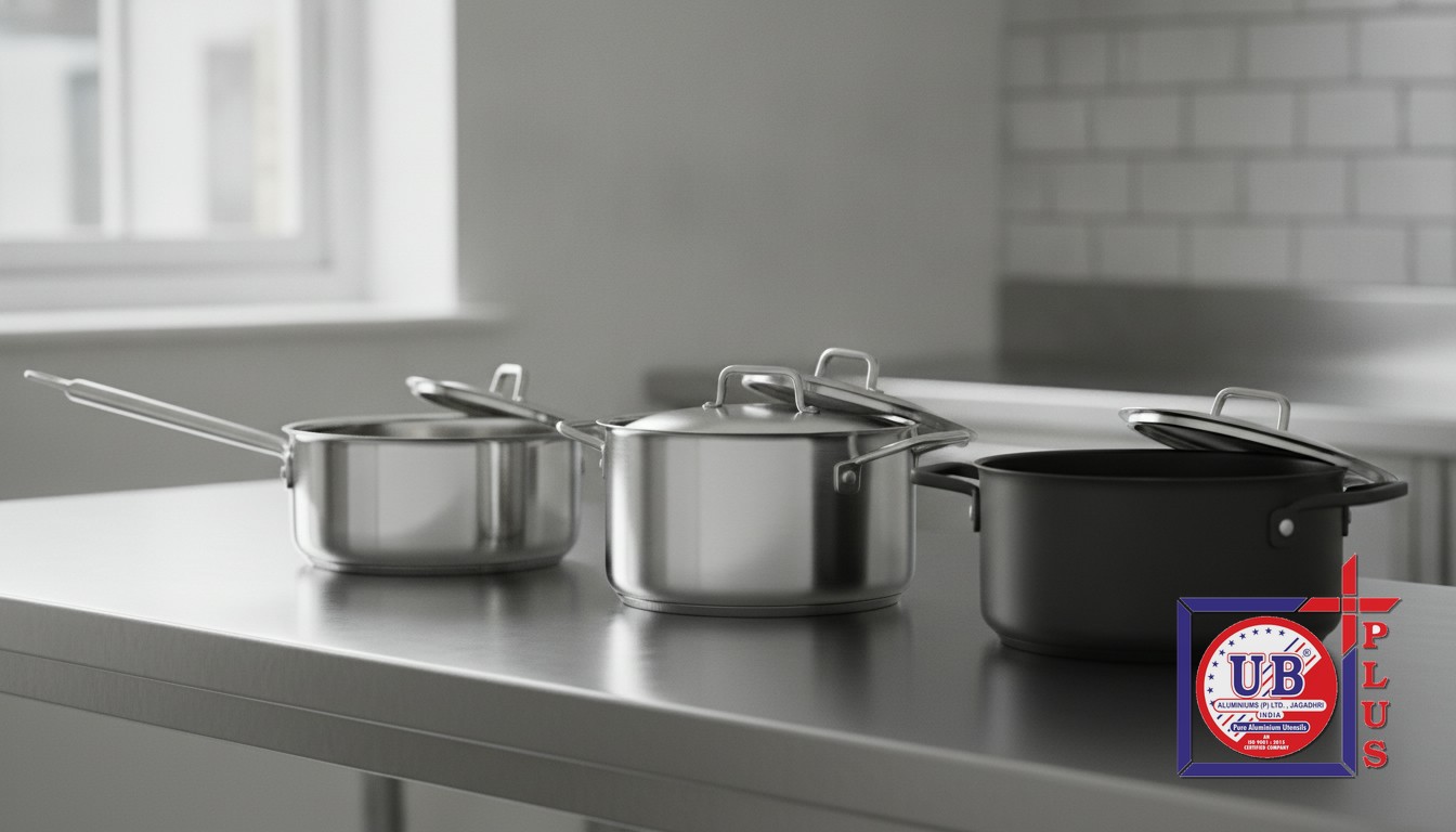 Aluminium vs Stainless Steel vs Hard-Anodised: Which Cookware for a Commercial Kitchen?